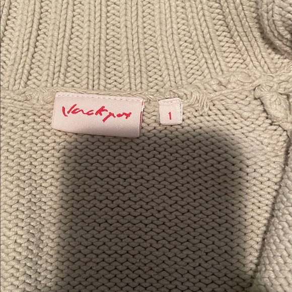 Zip Front Embroidered Sweater - Picture 4 of 5
